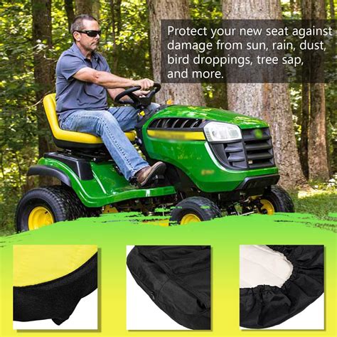 Buy Lp92334 Upgrade Large Seat Cover Riding Mower Cushioned Seat Up To 18 High For John Deere