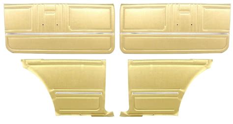 Camaro Coupe Standard Door Panel Kit Pre Assembled Oe Style Gold