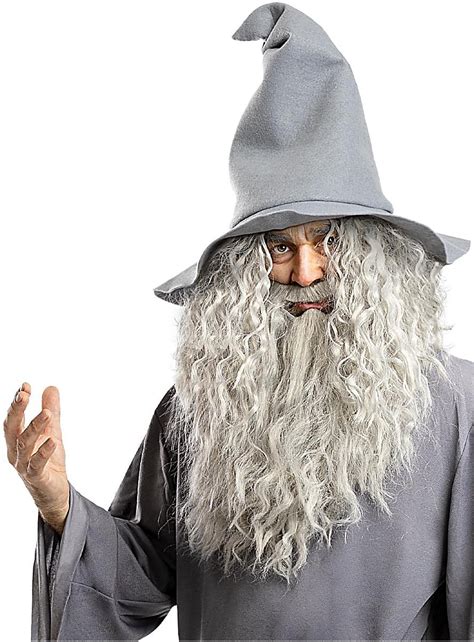 Der Herr der Ringe Gandalf Perücke mit Bart maskworld