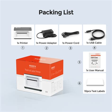 Munbyn® Thermal Shipping Label Printer