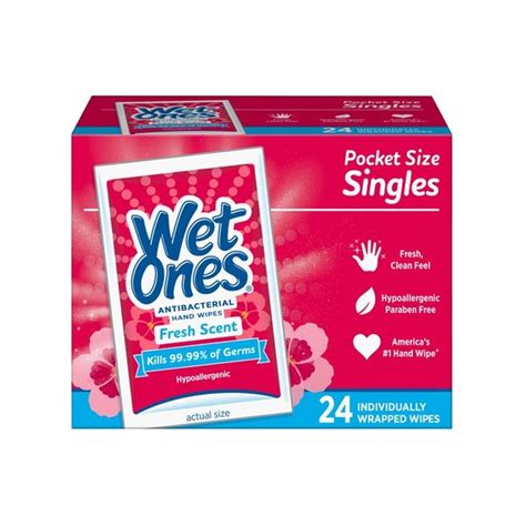 Wet Ones Wet Ones Antibacterial Hand Wipes Fresh Scent Individually