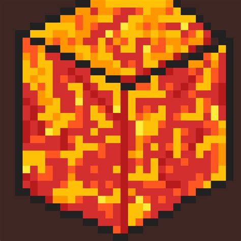 Pixilart Lava Block By Orotoro