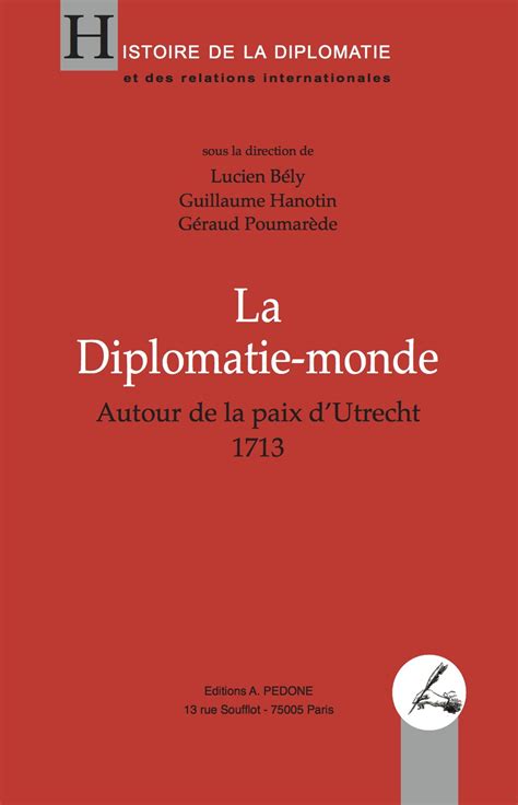 La Diplomatie Monde Editions Pedone