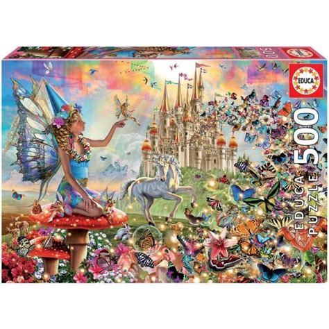 Puzzle De Pi Ces Pour Enfants Et Adultes F E Et Papillons