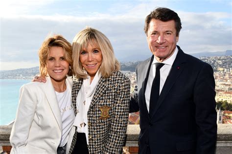 Photo Laura Tenoudji Estrosi Brigitte Macron Et Christian Estrosi