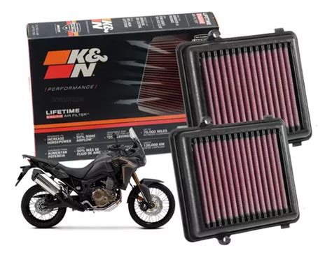 Kit 2 Filtro De Ar K N Kn Honda Crf 1000 L Africa Twin Parcelamento