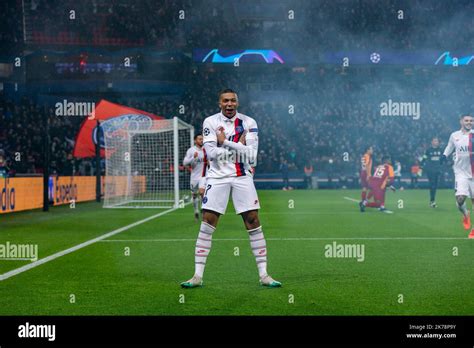 Paris Saint Germain S Kylian Mbappe Celebrates Scoring His Side S