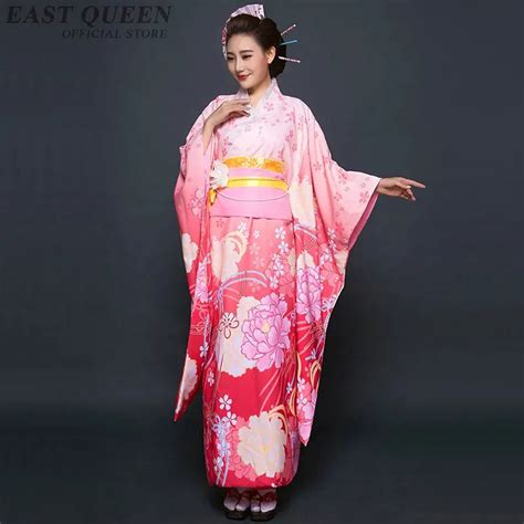 Japanese Geisha Costume Yukata Obi Traditional Japanese Kimonos Geisha Kimono Traditional