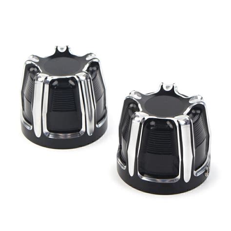 Front Axle Nut Cap Covers For Harley Softail Touring Street Glide Dyna