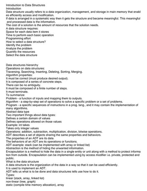 Solution Data Structures Algorithm Dsa Studypool