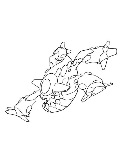 Heatran Pokemon Coloring Pages Free Printable