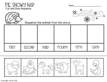 The Snowy Nap by Jan Brett: A Book Companion by moonlight crafter by ...