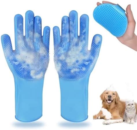 Amazon Idqquqq Guantes De Lavado Para Perros Y Cepillo De Ba O