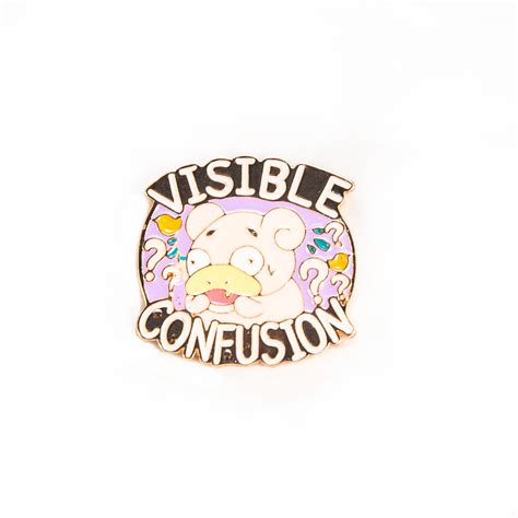 Visible Confusion Enamel Pin 412 Cybershop Australia