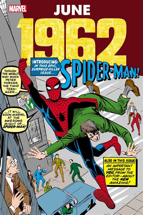 Marvel June 1962 Omnibus Celebrates The Historic Debut Of Spider Man Marvel