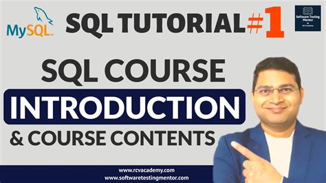 Sql Tutorial 1 Introduction To Sql Course And Course Contents Youtube