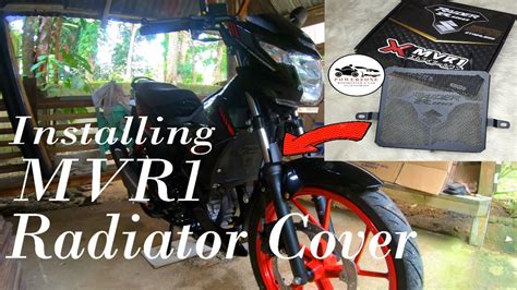 Mvr1 Radiator Cover For Raider 150 Fi Quick Tutorial Agsur Mindanao