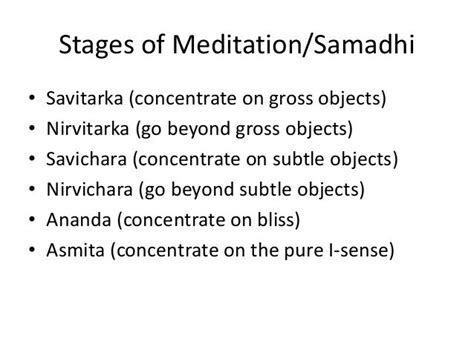 Meditation And Samadhi Absorption In Yoga Sutras Of Patanjali