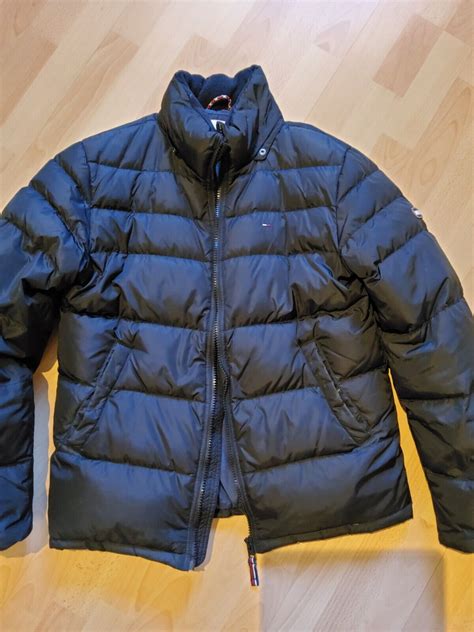 Tommy Hilfiger Daunen Jacke In Schwarz Gr E Neuwertiger Zustand