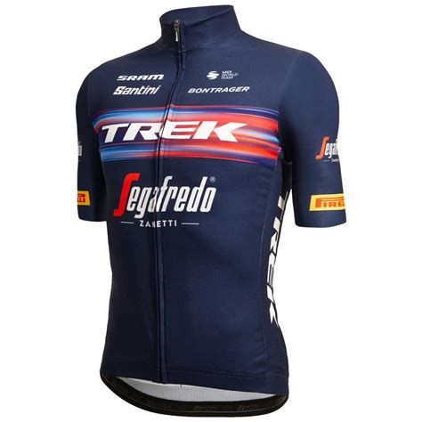 Santini Maillot Manga Corta Trek Segafredo Tour De France 2022 Azul