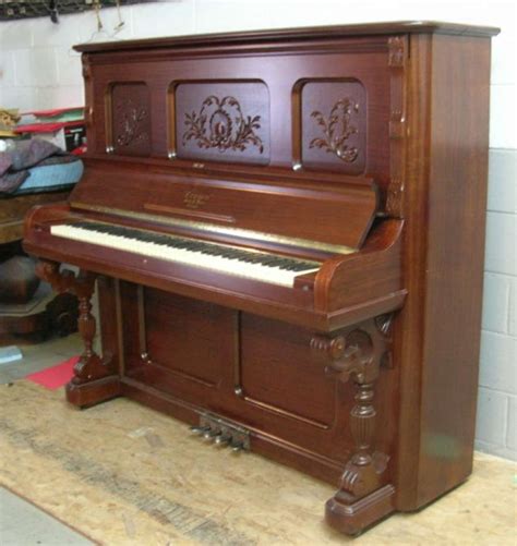 Crown Victorian 4 Pedal Upright Piano – Antique Piano Shop