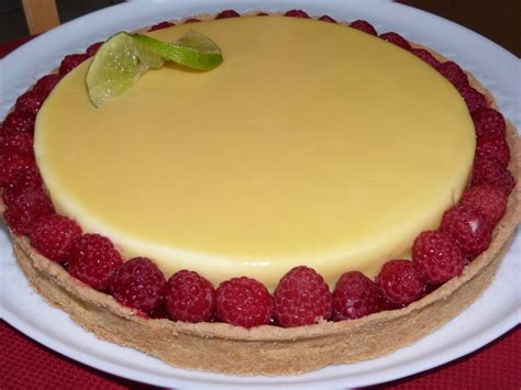 Tarte mousse de citron framboise Délices et partages