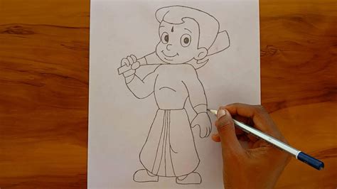 How To Draw Chota Bheem Easy Drawing Step By Step Chota Bheem