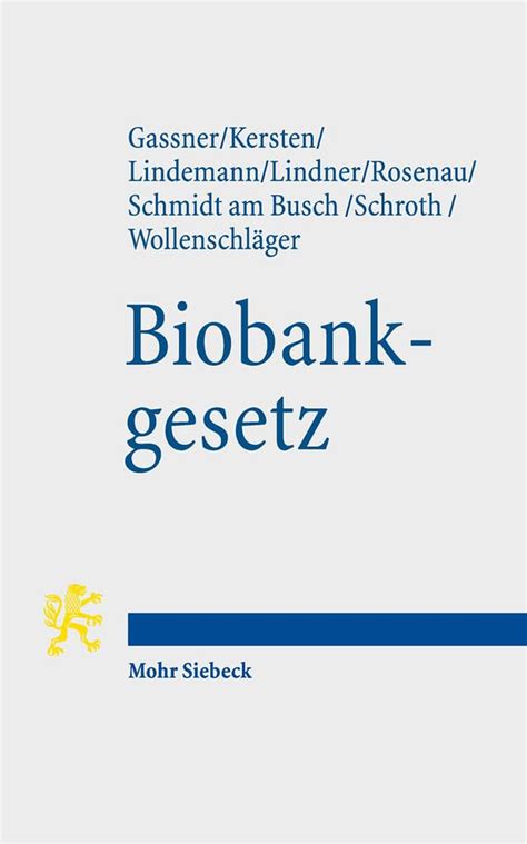 Amazon Biobankgesetz Augsburg Munchner Entwurf AME BiobankG