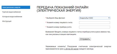 Передать показания счетчика электроэнергии Облучье (dvec ru) - Передать ...