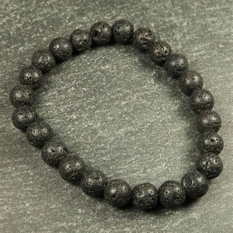 Black Lava Bracelets Buy Lava Jewellery Online Uk Shop