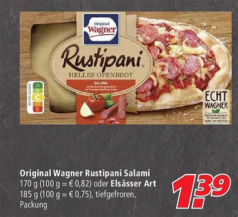 Original Wagner Rustipani Salami Oder Elsässer Art Angebot bei