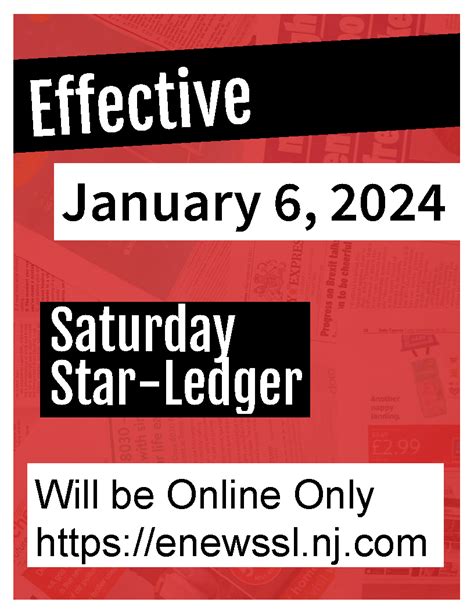 Saturday Star Ledger Online Only Linden Free Public Library