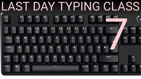 Last Day Typing Class 7 Master English Typing Tricks English Typing