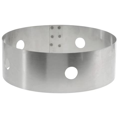 Town Round Stainless Steel Wok Ring for 16" Wok - 12"Dia x 3 1/2"H