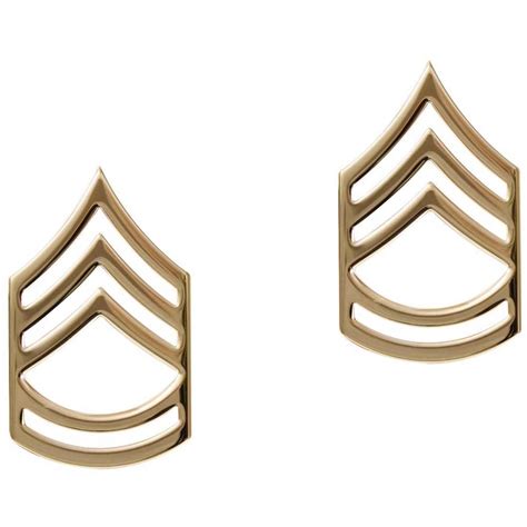 Sergeant First Class Polished Insignia Pin | Camouflage.ca