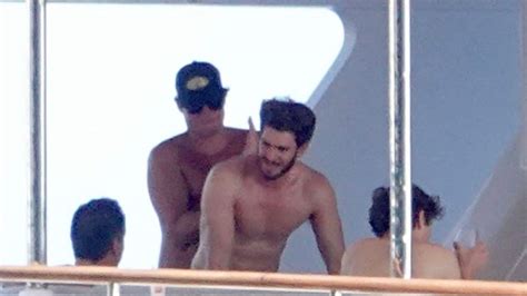 Andrew Garfield Spotted Chilling Shirtless With Friends In Italy