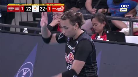 One Sports On Twitter Gutsy 1 2 Play From Rhea Dimaculangan To Win