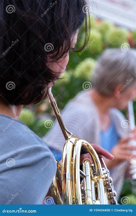 German horn player editorial image. Image of instrument - 159434450