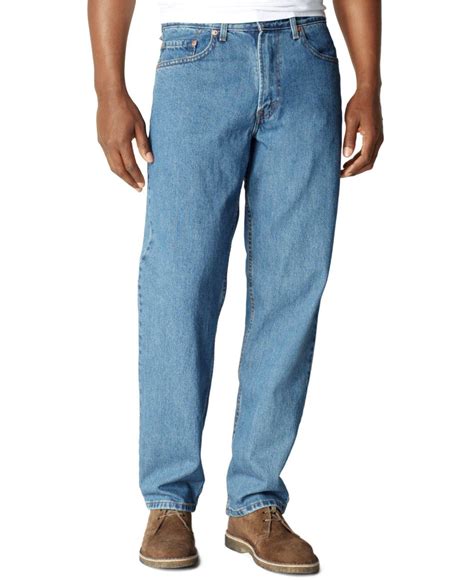 Levi S Denim Big And Tall 550 Relaxed Fit Jeans In Blue For Men Save