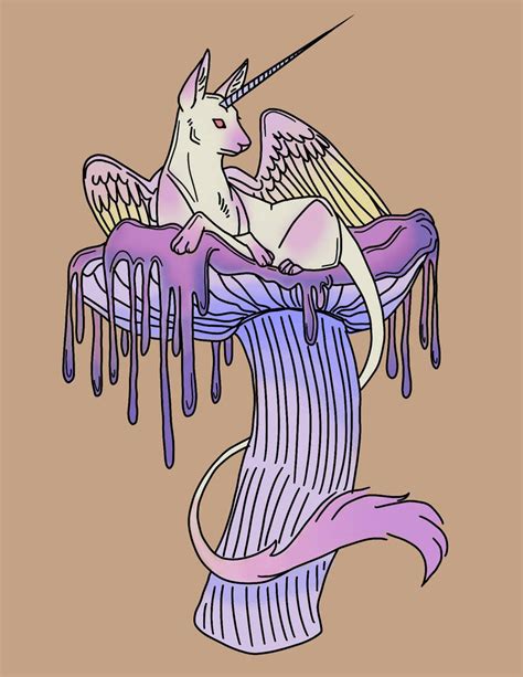 Mushroom Cat Tattoo Design by quotingstardust on DeviantArt