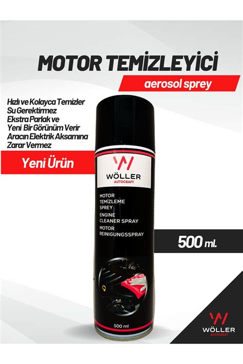 Wöller Susuz Motor Temizleme Spreyi Motor Temizleyici 500 Ml Fiyatı