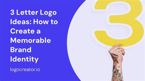 3 Letter Logo Ideas: How To Create A Memorable Brand Identity - LogoCreator.io