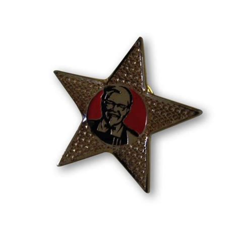 KFC Star Pins With Soft Enamel Pins