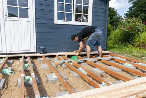 Holzterrasse bauen Schritt für Schritt Anleitung Ein Stück Arbeit