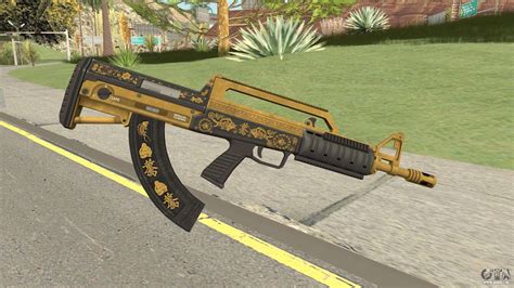 Bullpup Rifle Base V2 Main Tint Gta V Pour Gta San Andreas