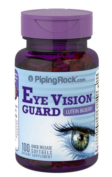 Lutein Bilberry Eye Vision Guard 100 Softgels Lazada PH