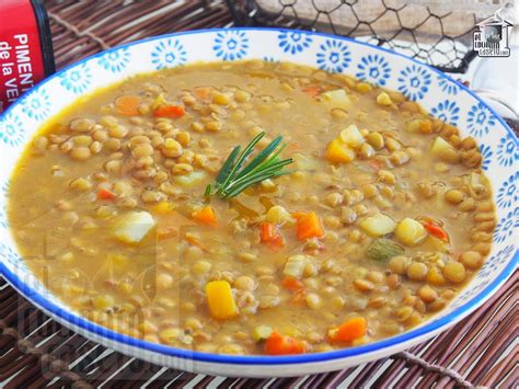 Lentejas Con Vegetales El Cocinero Casero De Cuchara