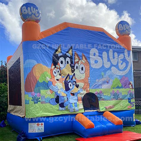 Bluey Inflatable Combo Slide Jumping Castle