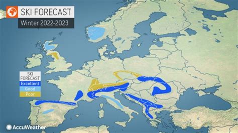 AccuWeather 2022-2023 Europe winter forecast