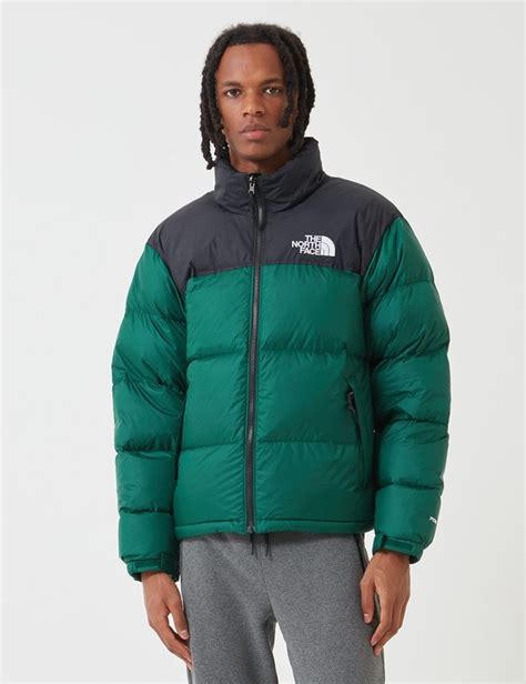 North Face 1996 Retro Nuptse Jacket Night Green Garmentory